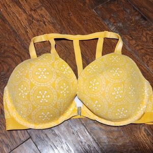 Cacique Sunflower Yellow Lace Bra